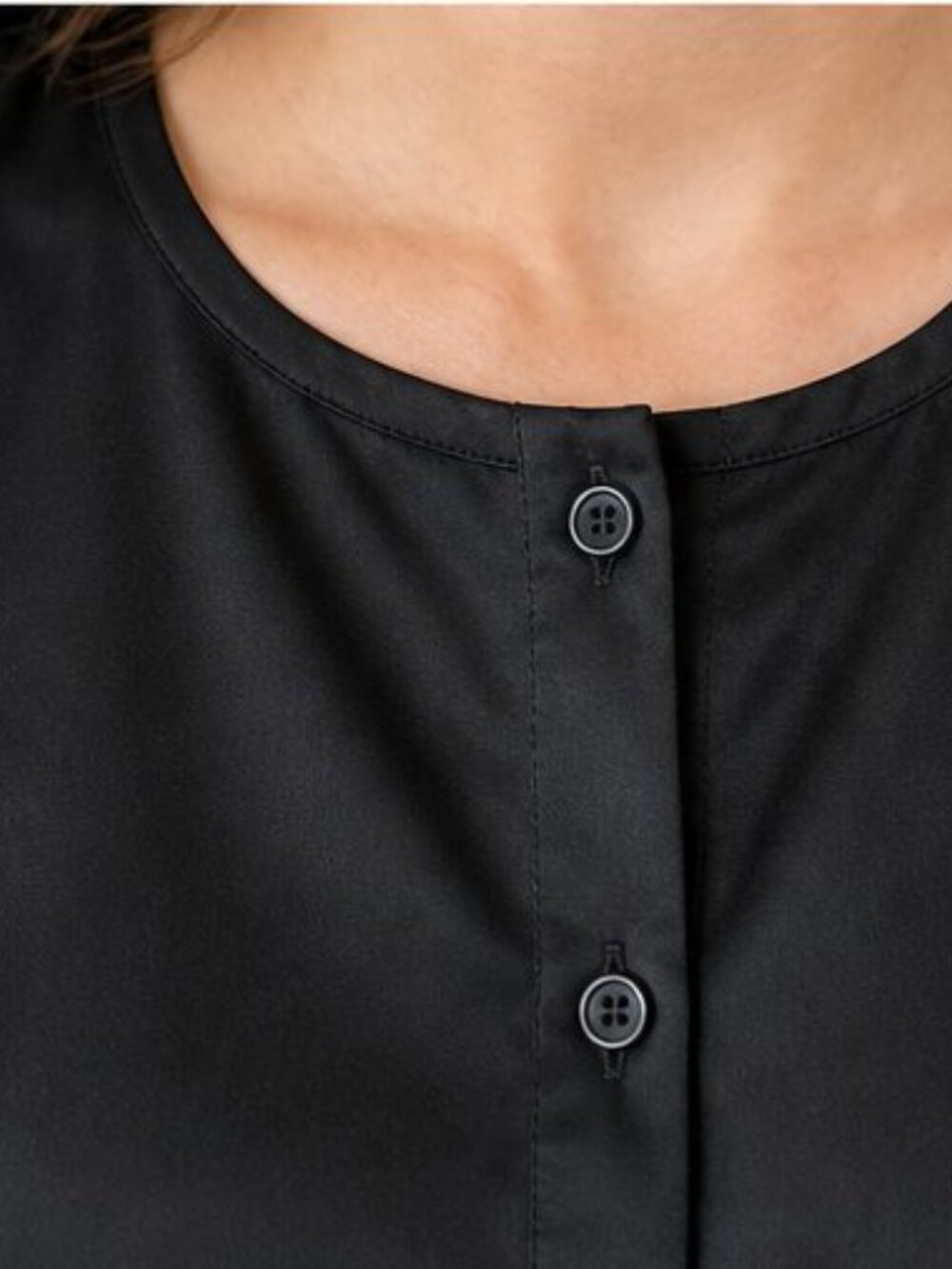 Black Ruffle Blouse - Picture 4 of 6